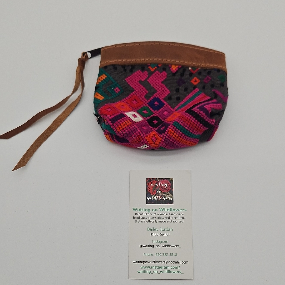 Multicolor Patterned Women's Coin Purse Wallet
